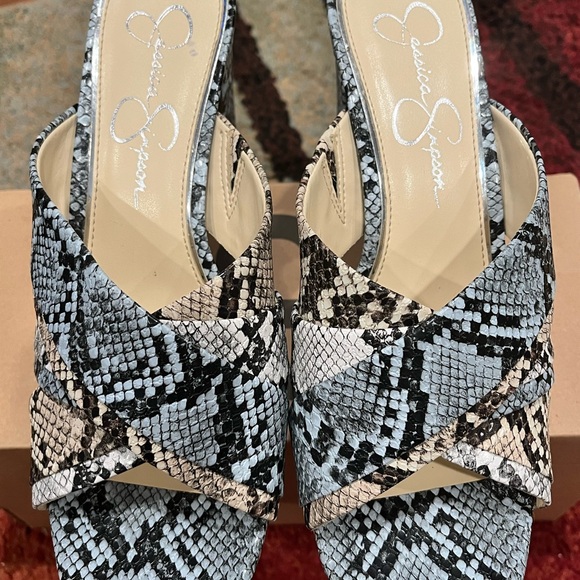 Jessica Simpson Cylie- Snakeskin Women's Shoes size 9.5 - Picture 1 of 7